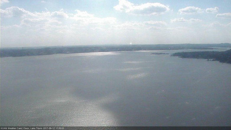 Lake Travis webcam, June 12, 2017 4:35 PM CT
