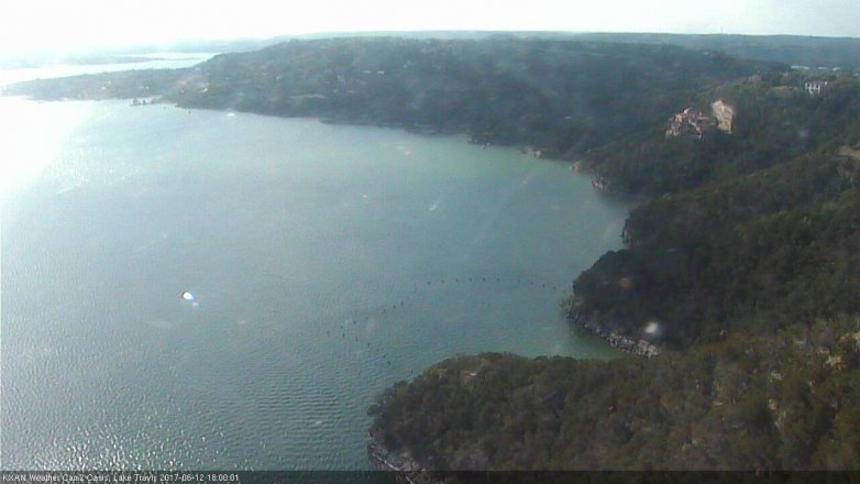 Lake Travis webcam, June 12, 2017 5:20 PM CT