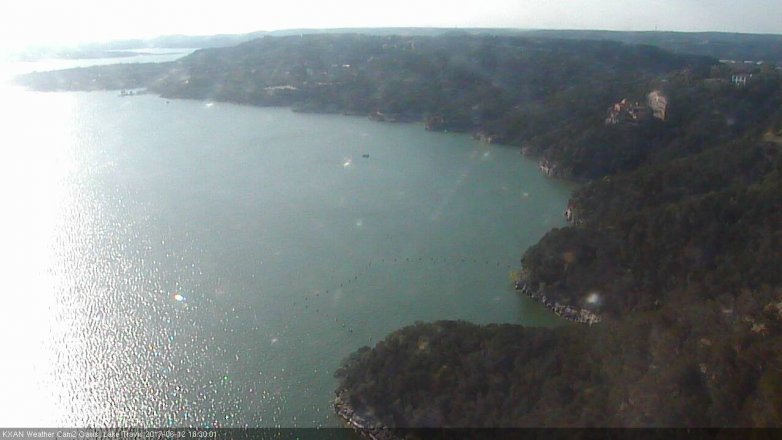 Lake Travis webcam, June 12, 2017 5:40 PM CT