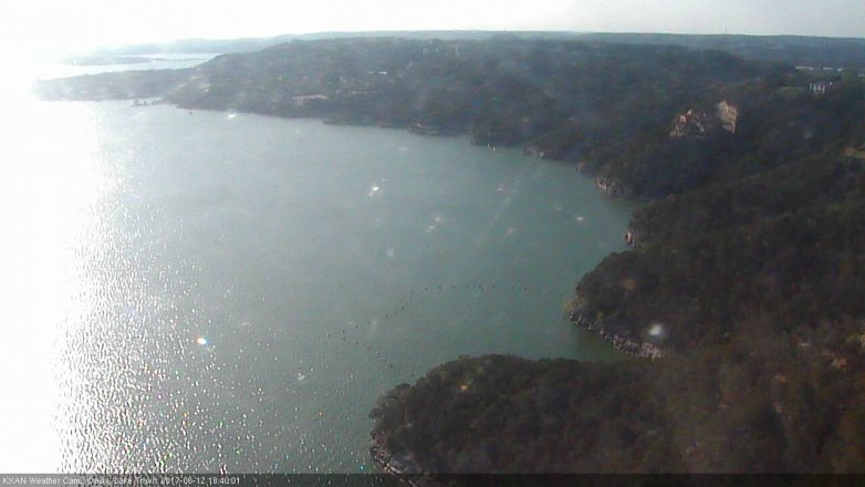 Lake Travis webcam, June 12, 2017 5:50 PM CT