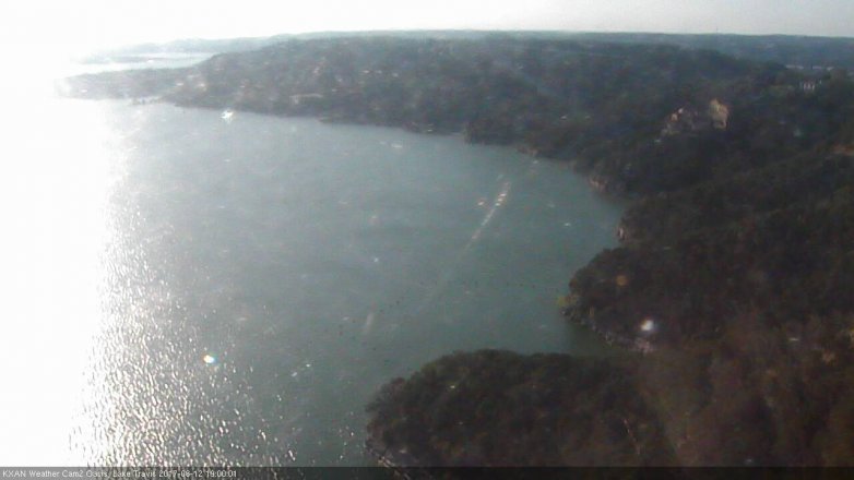 Lake Travis webcam, June 12, 2017 6:15 PM CT
