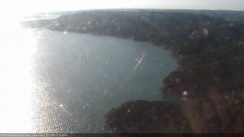 Lake Travis webcam, June 12, 2017 6:20 PM CT