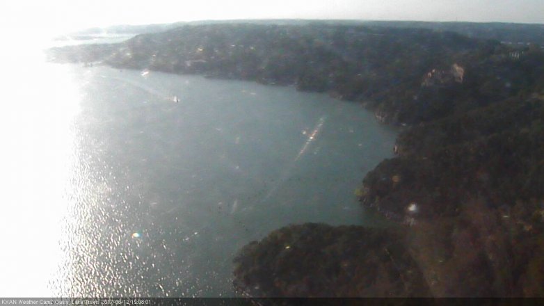 Lake Travis webcam, June 12, 2017 6:30 PM CT