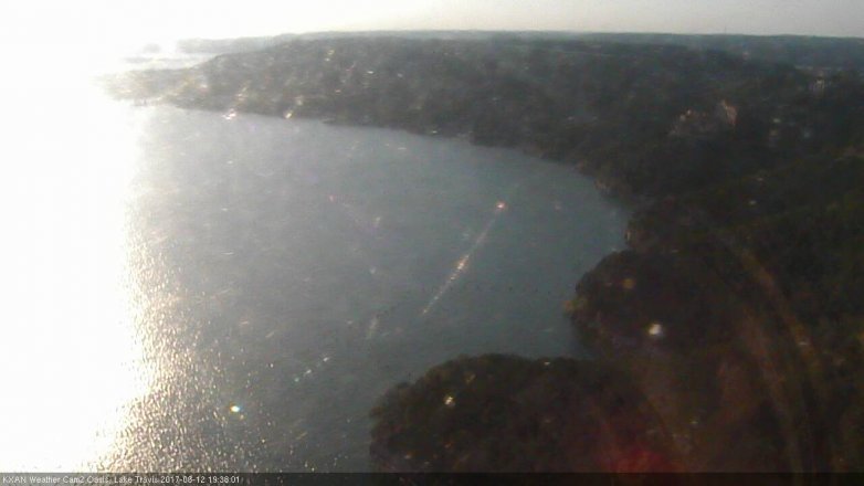 Lake Travis webcam, June 12, 2017 7:10 PM CT