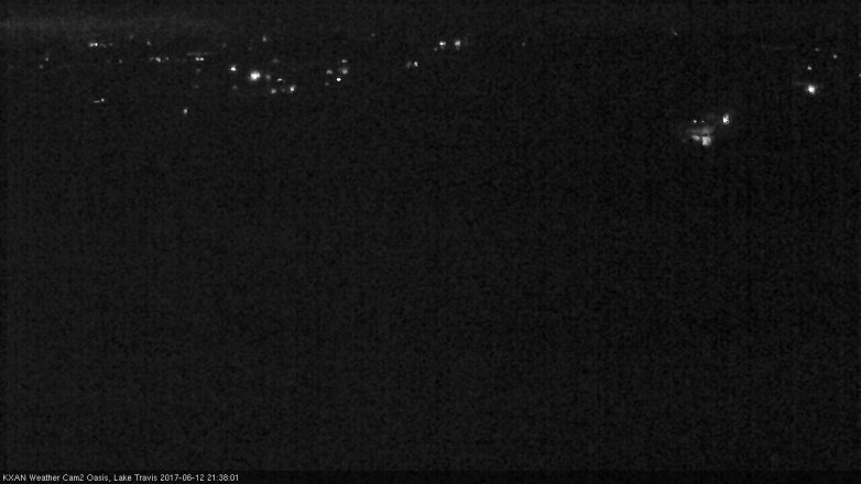 Lake Travis webcam, June 12, 2017 8:50 PM CT