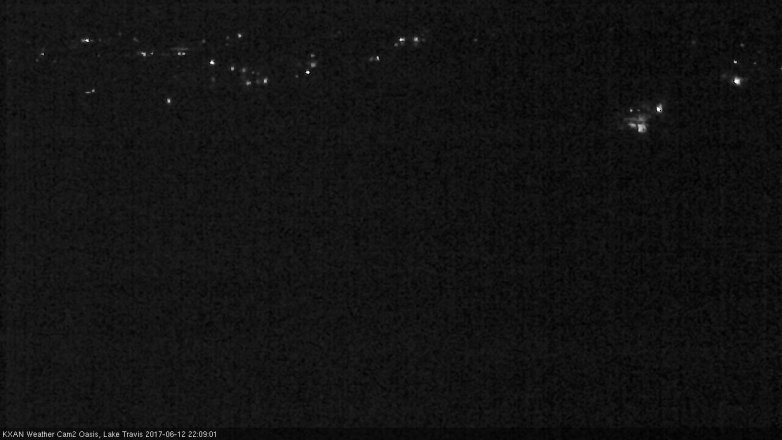 Lake Travis webcam, June 12, 2017 9:40 PM CT