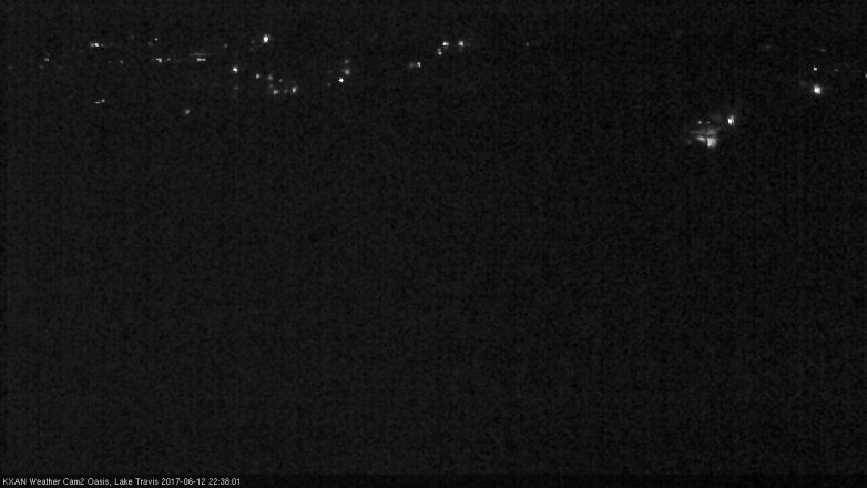 Lake Travis webcam, June 12, 2017 10:05 PM CT