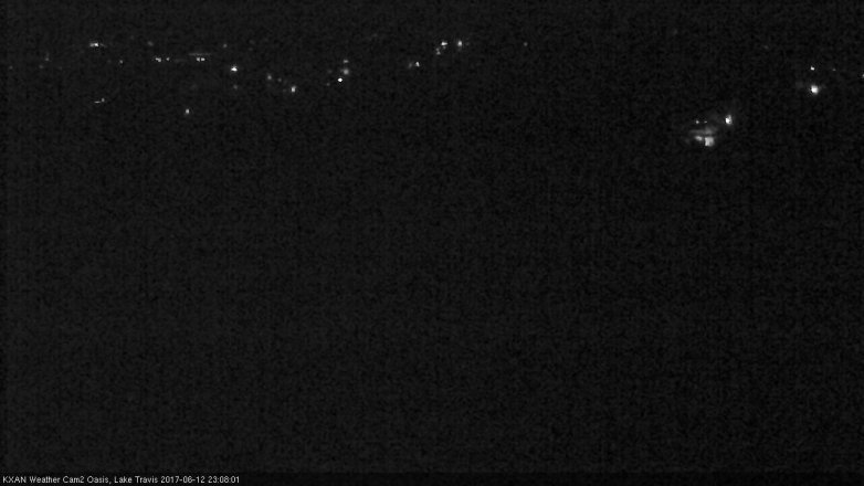 Lake Travis webcam, June 12, 2017 10:35 PM CT