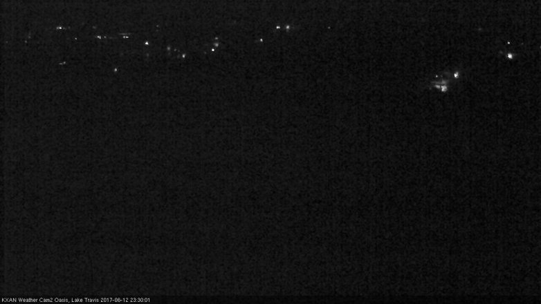 Lake Travis webcam, June 12, 2017 10:40 PM CT