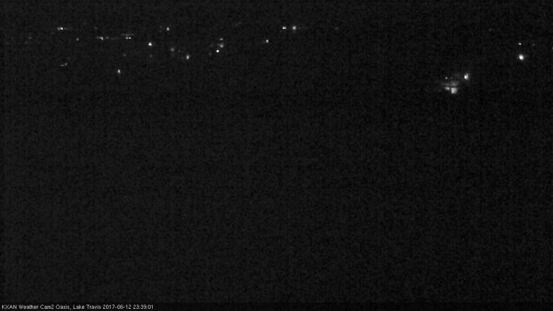 Lake Travis webcam, June 12, 2017 10:50 PM CT
