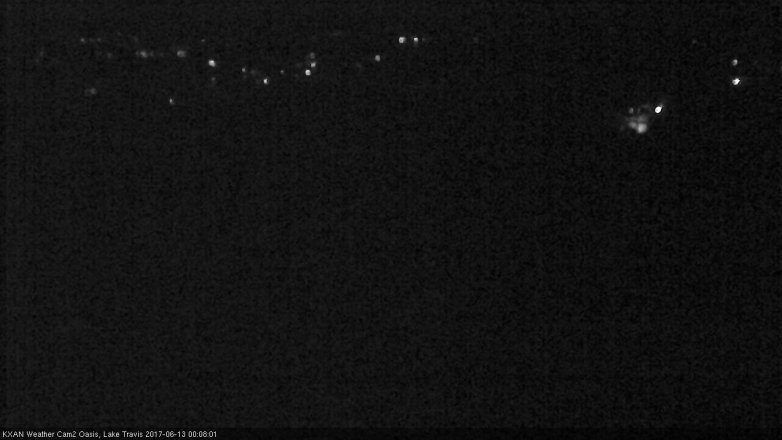 Lake Travis webcam, June 12, 2017 11:40 PM CT