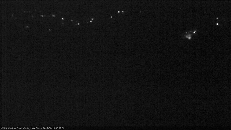 Lake Travis webcam, June 12, 2017 11:55 PM CT