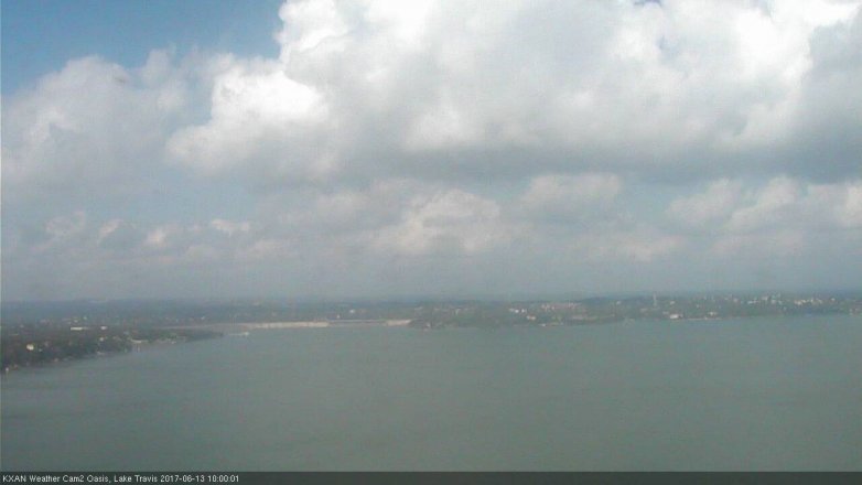Lake Travis webcam, June 13, 2017 9:05 AM CT