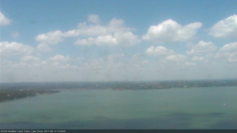 Lake Travis webcam, June 13, 2017 12:05 PM CT