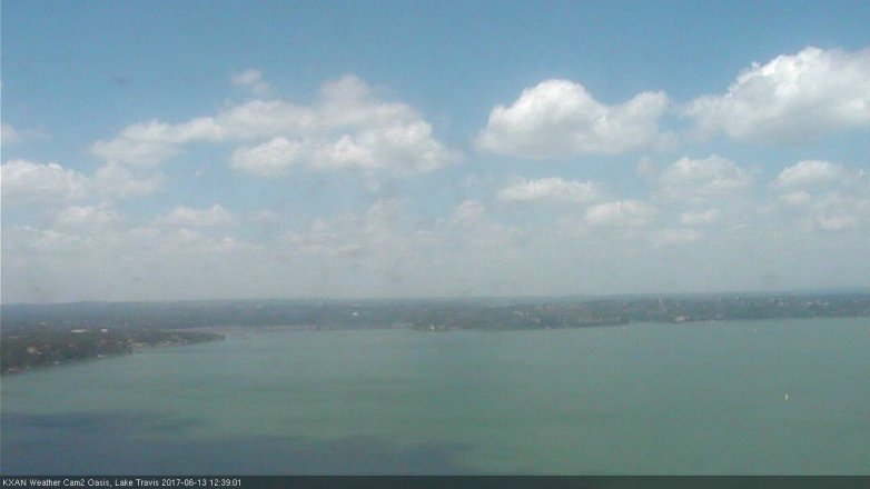Lake Travis webcam, June 13, 2017 12:10 PM CT