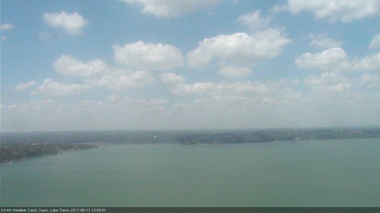 Lake Travis webcam, June 13, 2017 12:25 PM CT