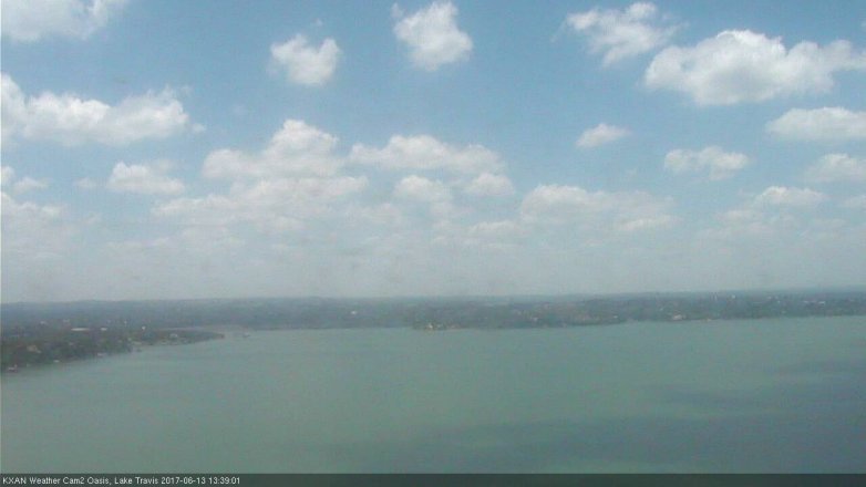Lake Travis webcam, June 13, 2017 12:50 PM CT