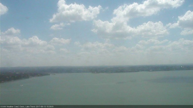 Lake Travis webcam, June 13, 2017 2:45 PM CT