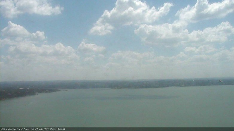 Lake Travis webcam, June 13, 2017 2:50 PM CT