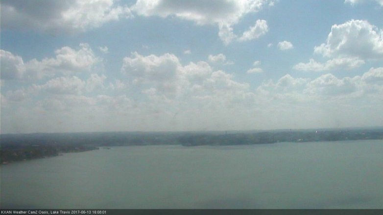 Lake Travis webcam, June 13, 2017 3:15 PM CT