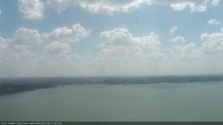 Lake Travis webcam, June 13, 2017 3:40 PM CT