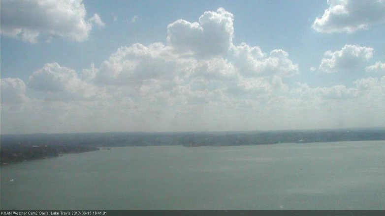 Lake Travis webcam, June 13, 2017 4:05 PM CT