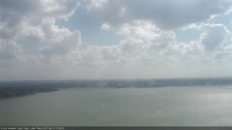 Lake Travis webcam, June 13, 2017 4:20 PM CT
