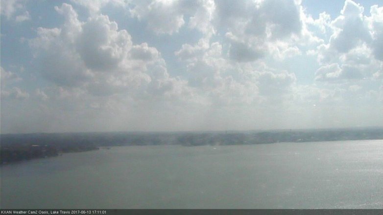 Lake Travis webcam, June 13, 2017 4:40 PM CT