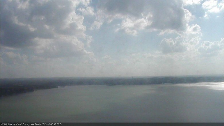 Lake Travis webcam, June 13, 2017 4:50 PM CT