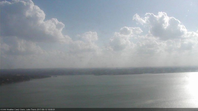 Lake Travis webcam, June 13, 2017 5:20 PM CT
