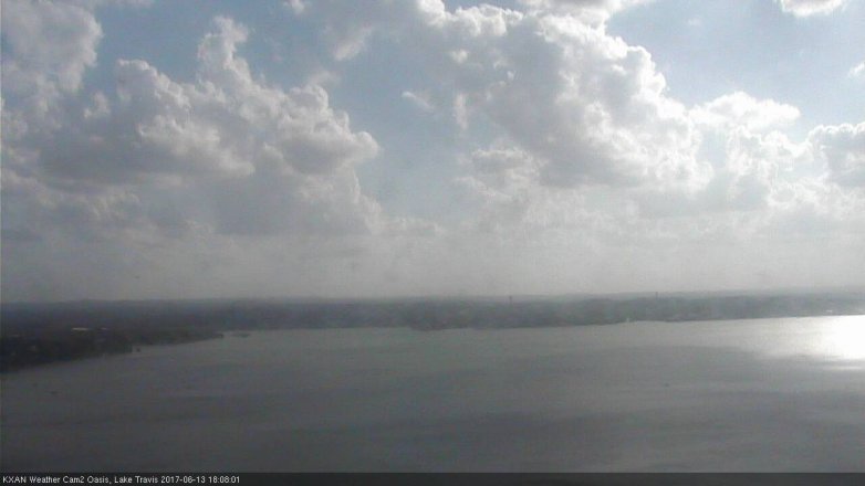 Lake Travis webcam, June 13, 2017 5:35 PM CT