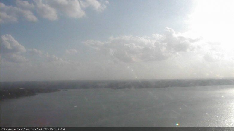 Lake Travis webcam, June 13, 2017 5:45 PM CT