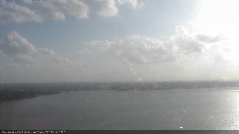 Lake Travis webcam, June 13, 2017 5:55 PM CT