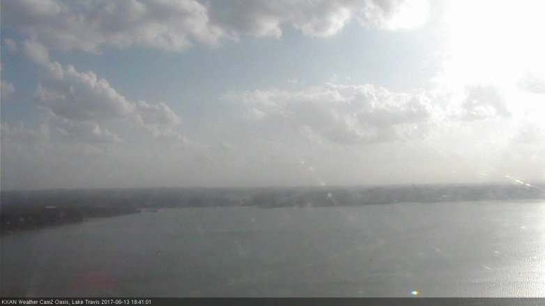 Lake Travis webcam, June 13, 2017 6:00 PM CT