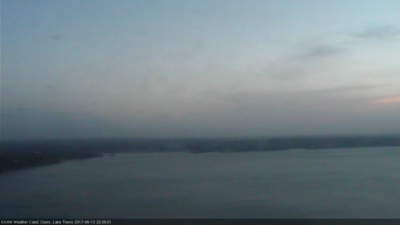 Lake Travis webcam, June 13, 2017 7:50 PM CT