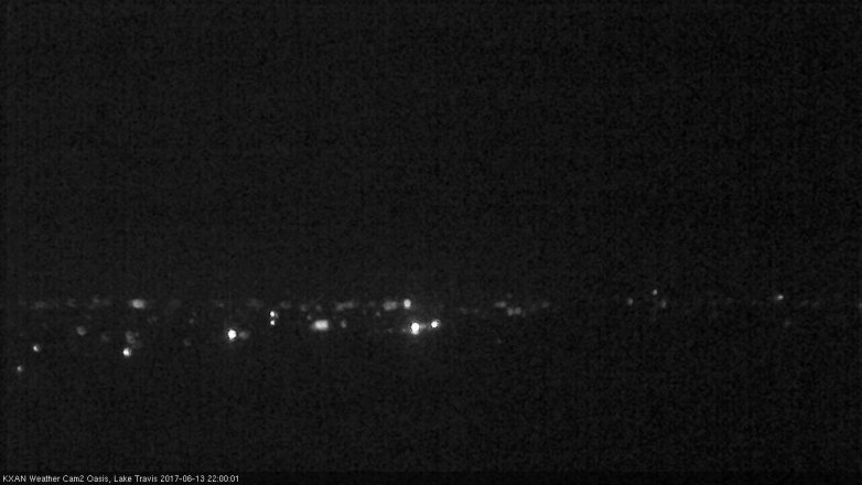 Lake Travis webcam, June 13, 2017 9:15 PM CT