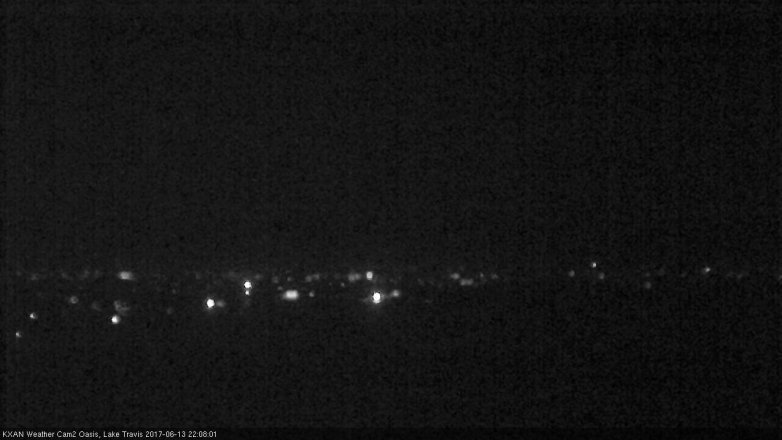 Lake Travis webcam, June 13, 2017 9:25 PM CT