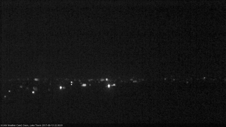Lake Travis webcam, June 13, 2017 9:50 PM CT