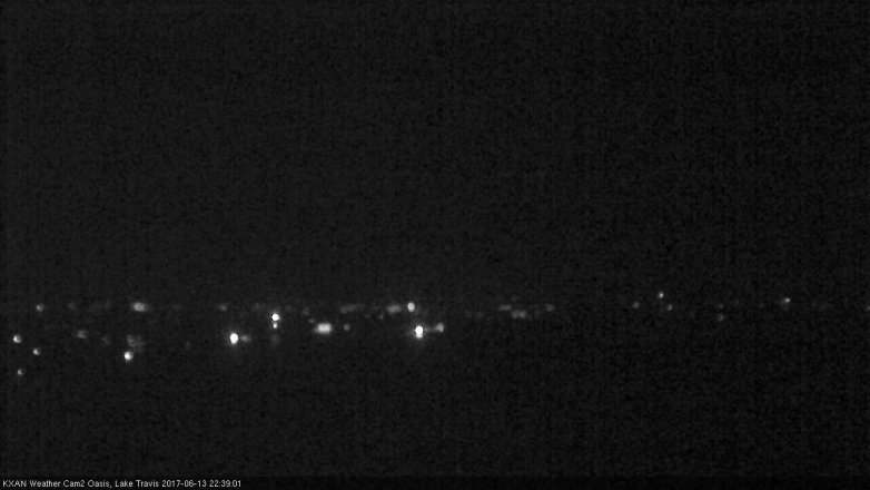 Lake Travis webcam, June 13, 2017 10:05 PM CT