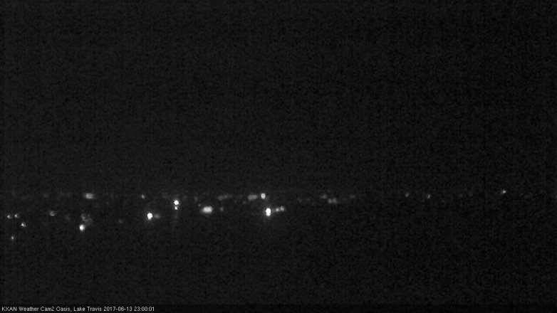 Lake Travis webcam, June 13, 2017 10:15 PM CT