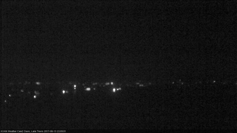 Lake Travis webcam, June 13, 2017 10:35 PM CT