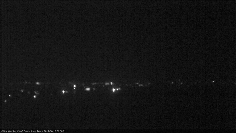 Lake Travis webcam, June 13, 2017 10:40 PM CT