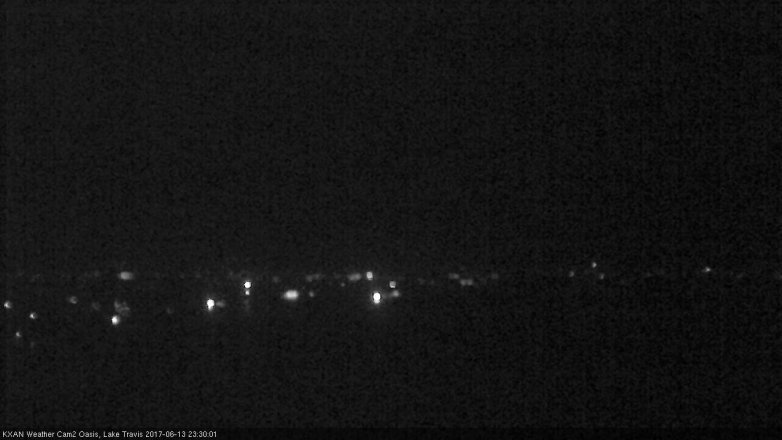 Lake Travis webcam, June 13, 2017 10:45 PM CT