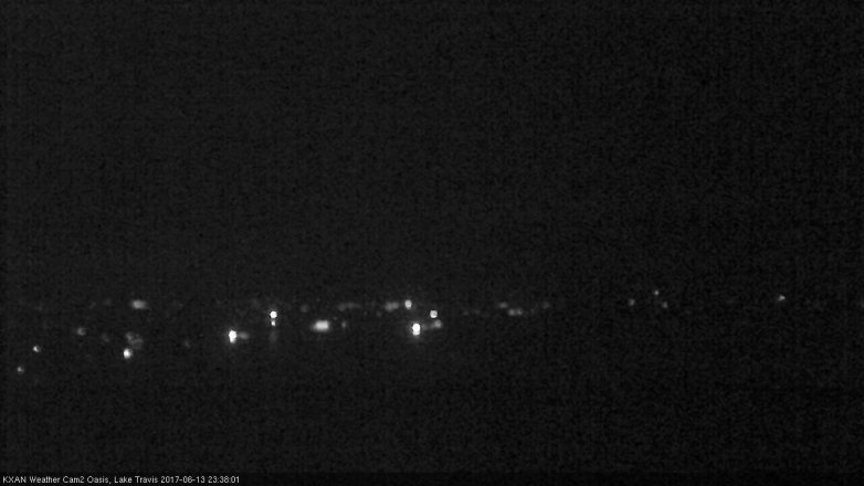Lake Travis webcam, June 13, 2017 11:00 PM CT