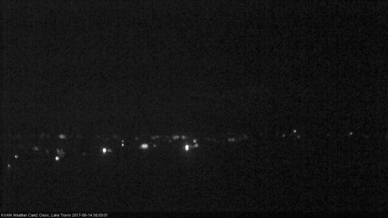 Lake Travis webcam, June 13, 2017 11:15 PM CT