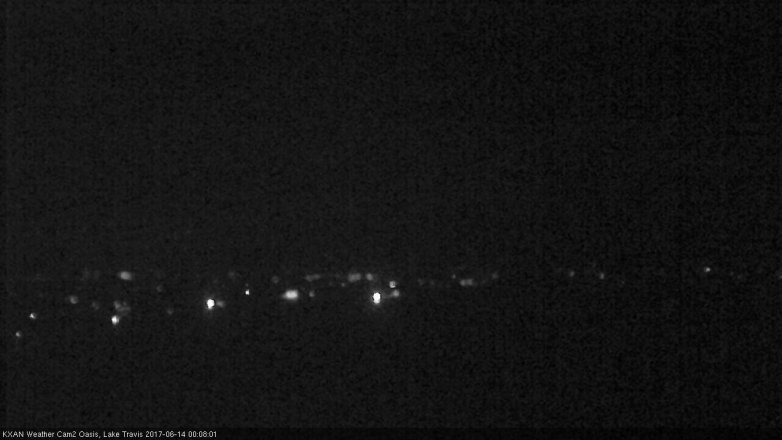 Lake Travis webcam, June 13, 2017 11:30 PM CT