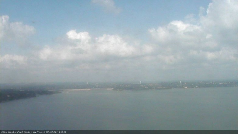 Lake Travis webcam, June 20, 2017 9:45 AM CT