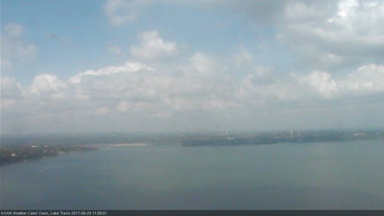 Lake Travis webcam, June 20, 2017 10:15 AM CT