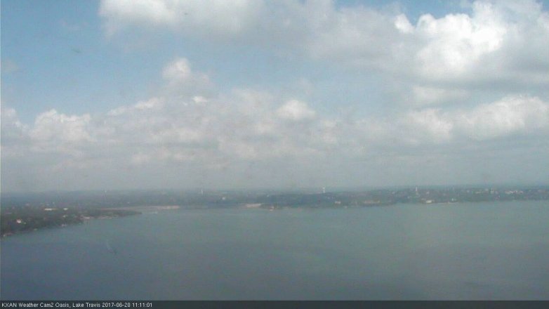 Lake Travis webcam, June 20, 2017 10:25 AM CT