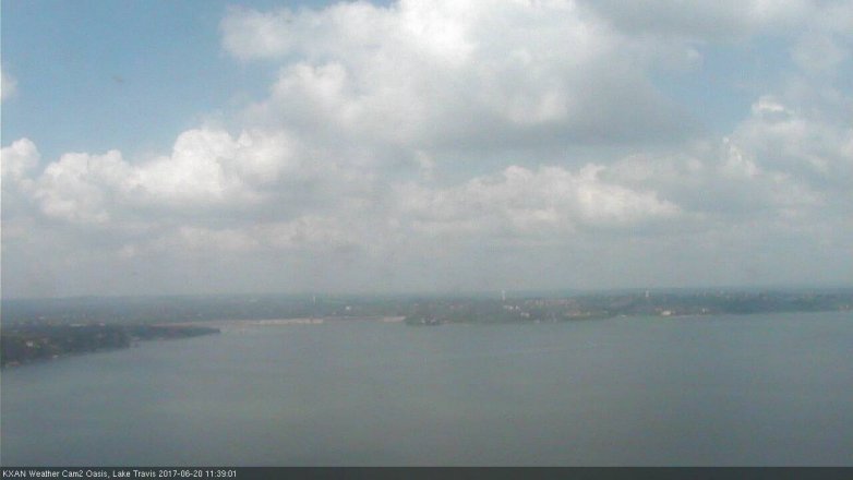 Lake Travis webcam, June 20, 2017 11:10 AM CT